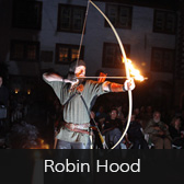 Feuershows Robin Hood